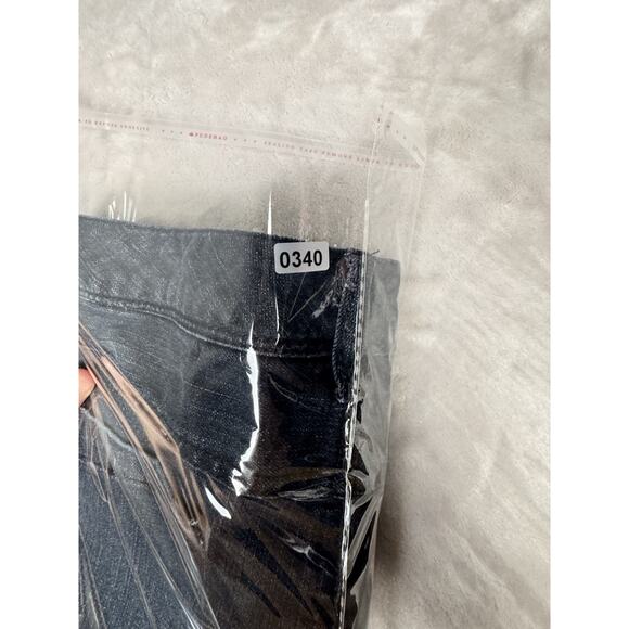 Express Jeans Distressed Embellished Pockets Blue Denim Skirt Size 10 - Picture 4 of 4